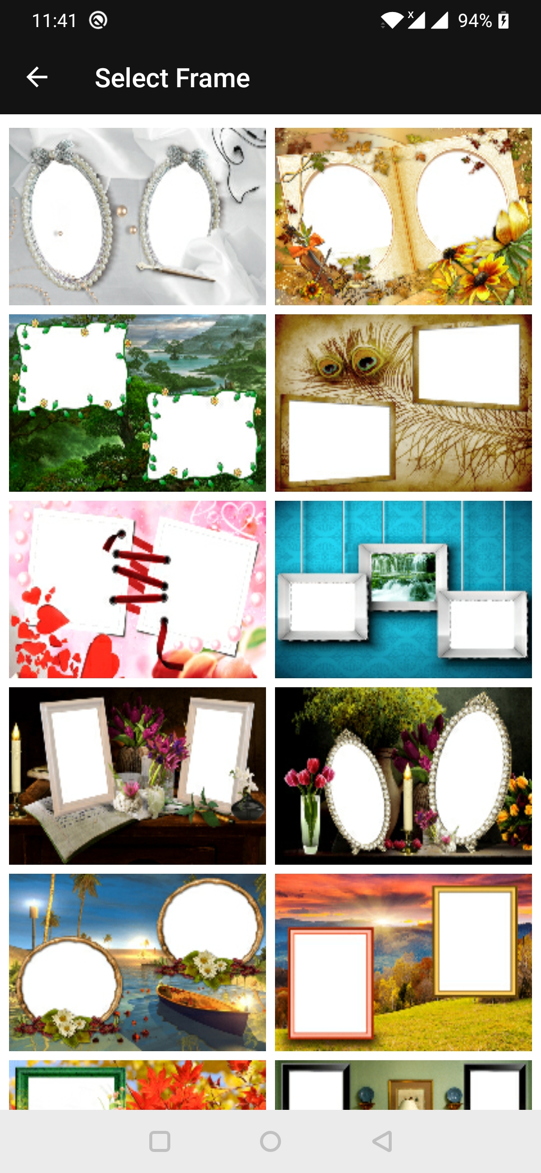 اسکرین شات 2 برنامه Family Dual Photo Frames