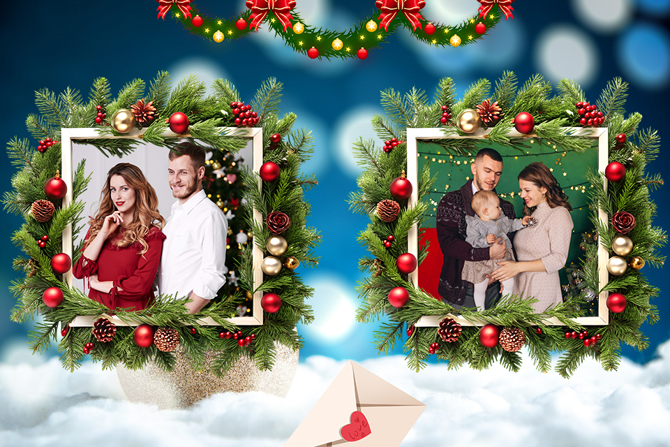 اسکرین شات 1 برنامه Family Dual Photo Frames