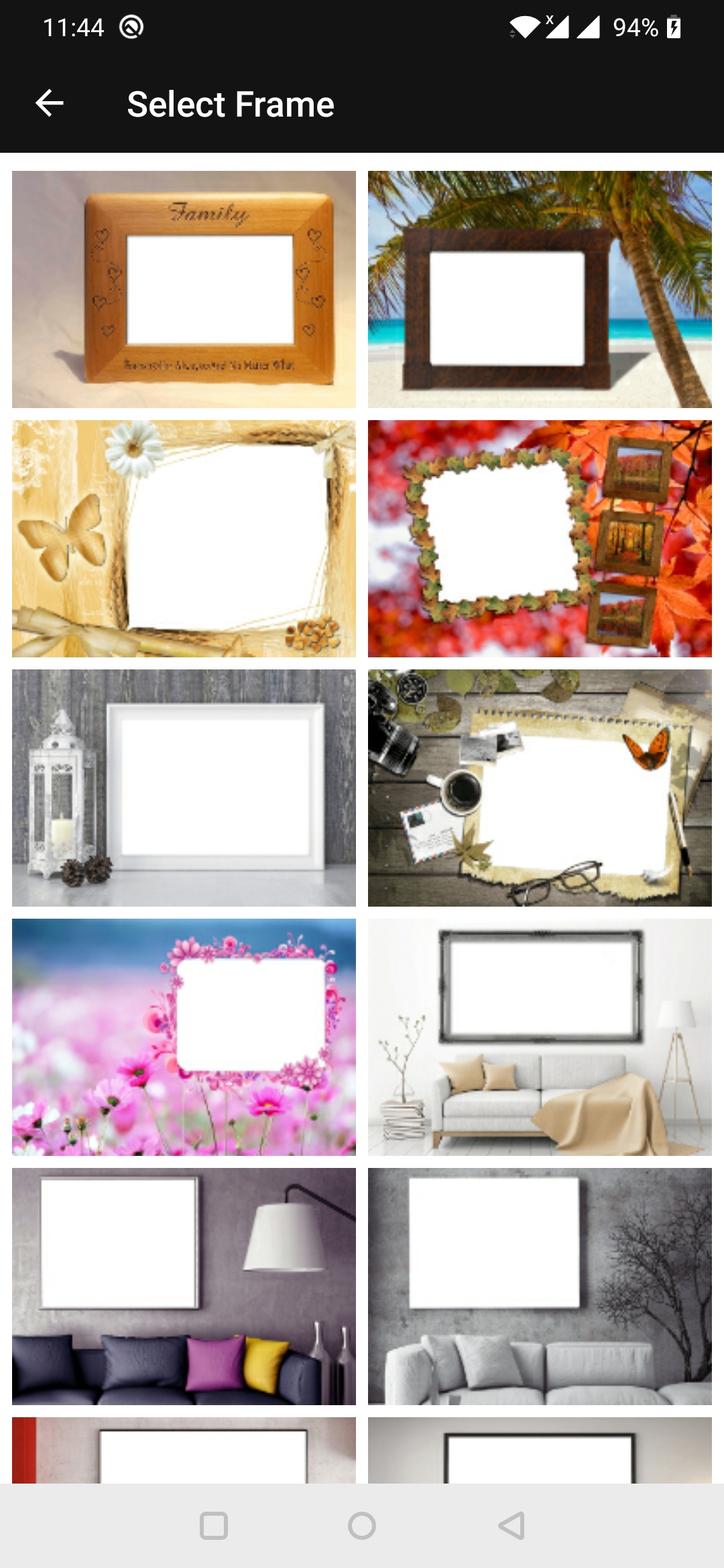 اسکرین شات 6 برنامه Family Dual Photo Frames