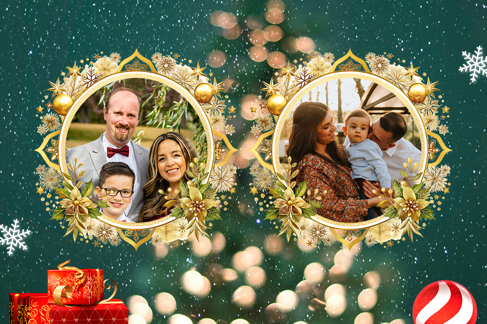 اسکرین شات 3 برنامه Family Dual Photo Frames