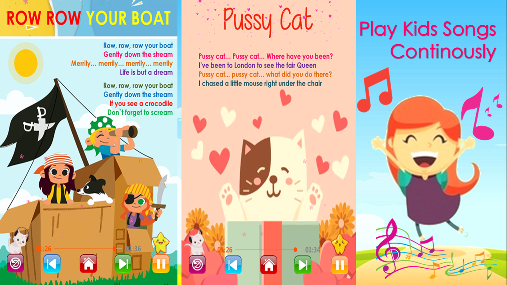 اسکرین شات 1 بازی Nursery Rhymes - Offline Songs