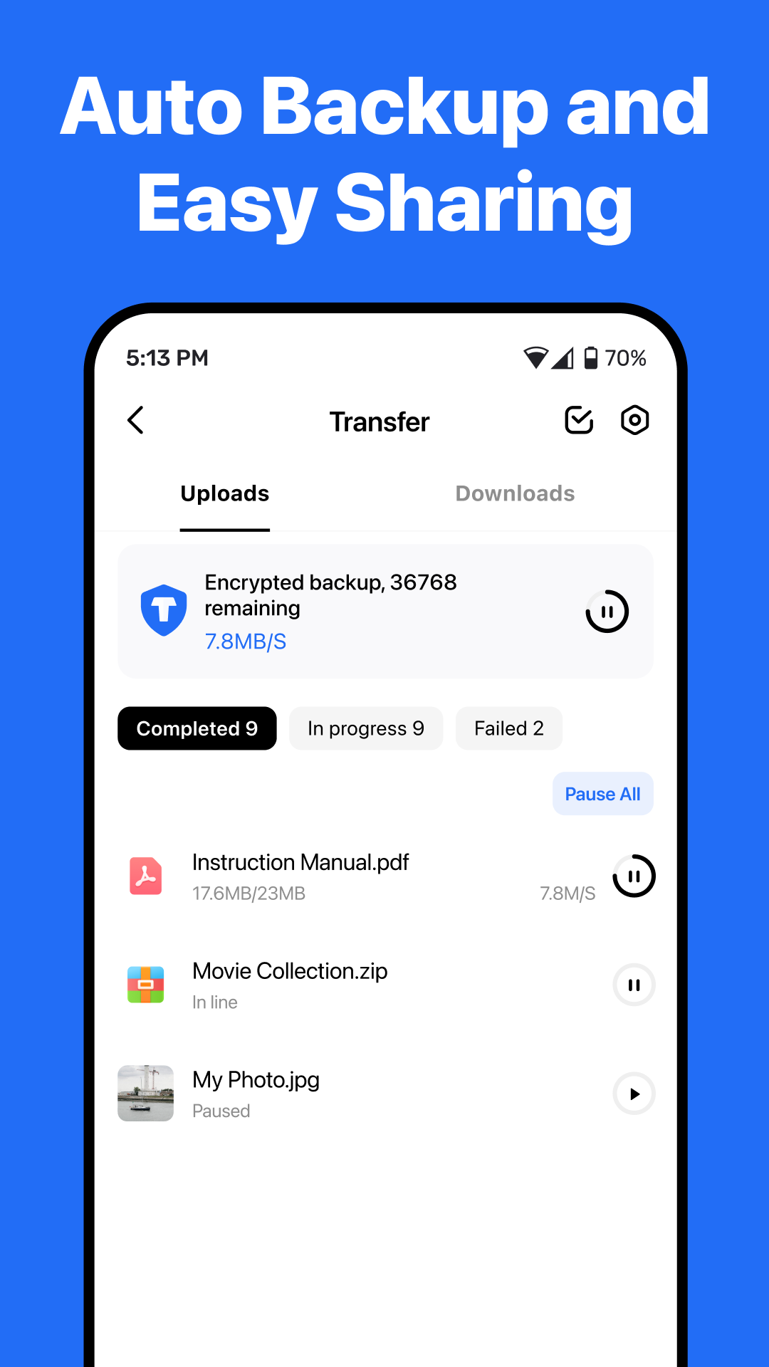 اسکرین شات 6 برنامه TeraBox: 1TB Cloud & AI Space