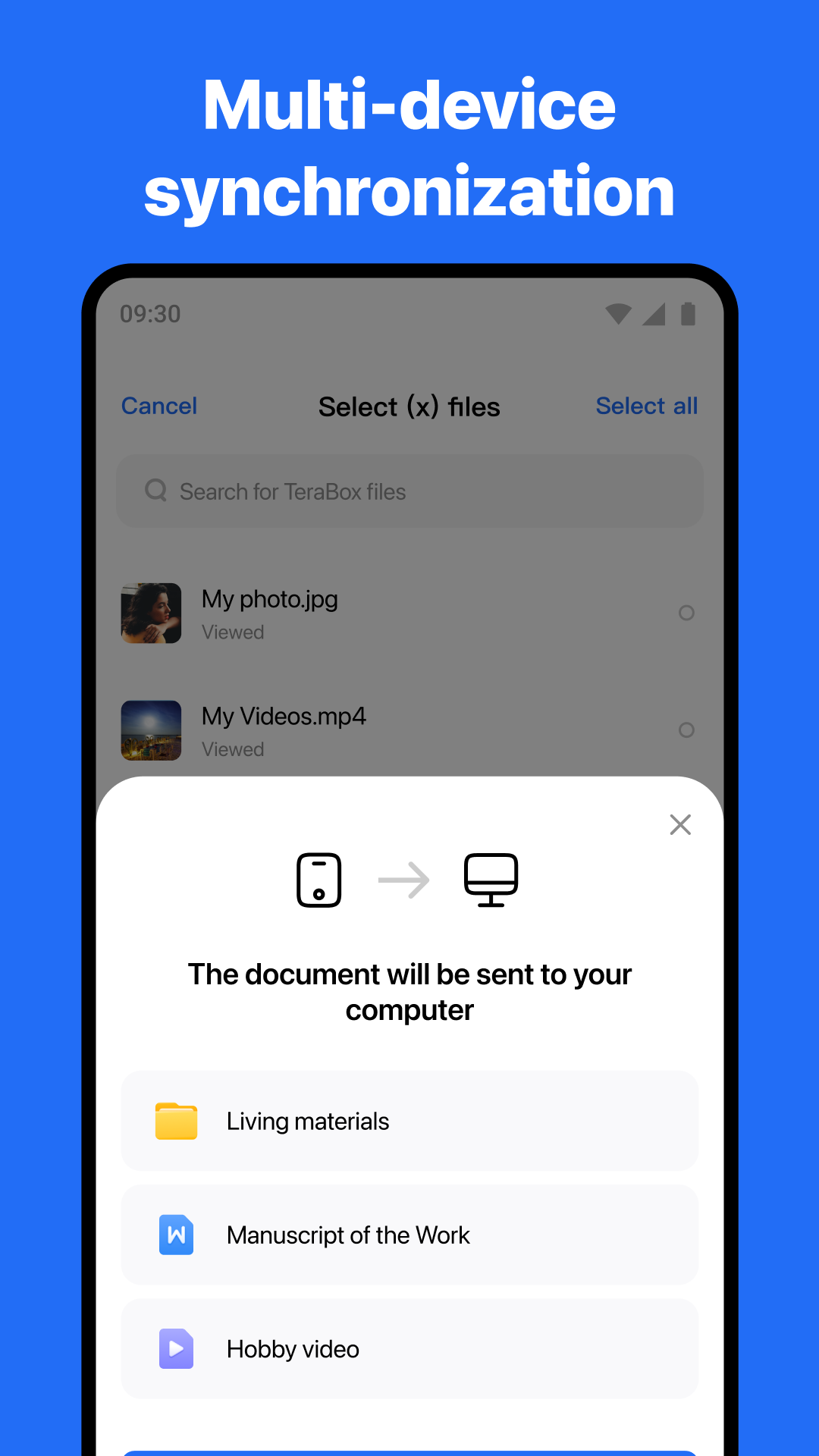 اسکرین شات 6 برنامه TeraBox: Cloud Storage Space