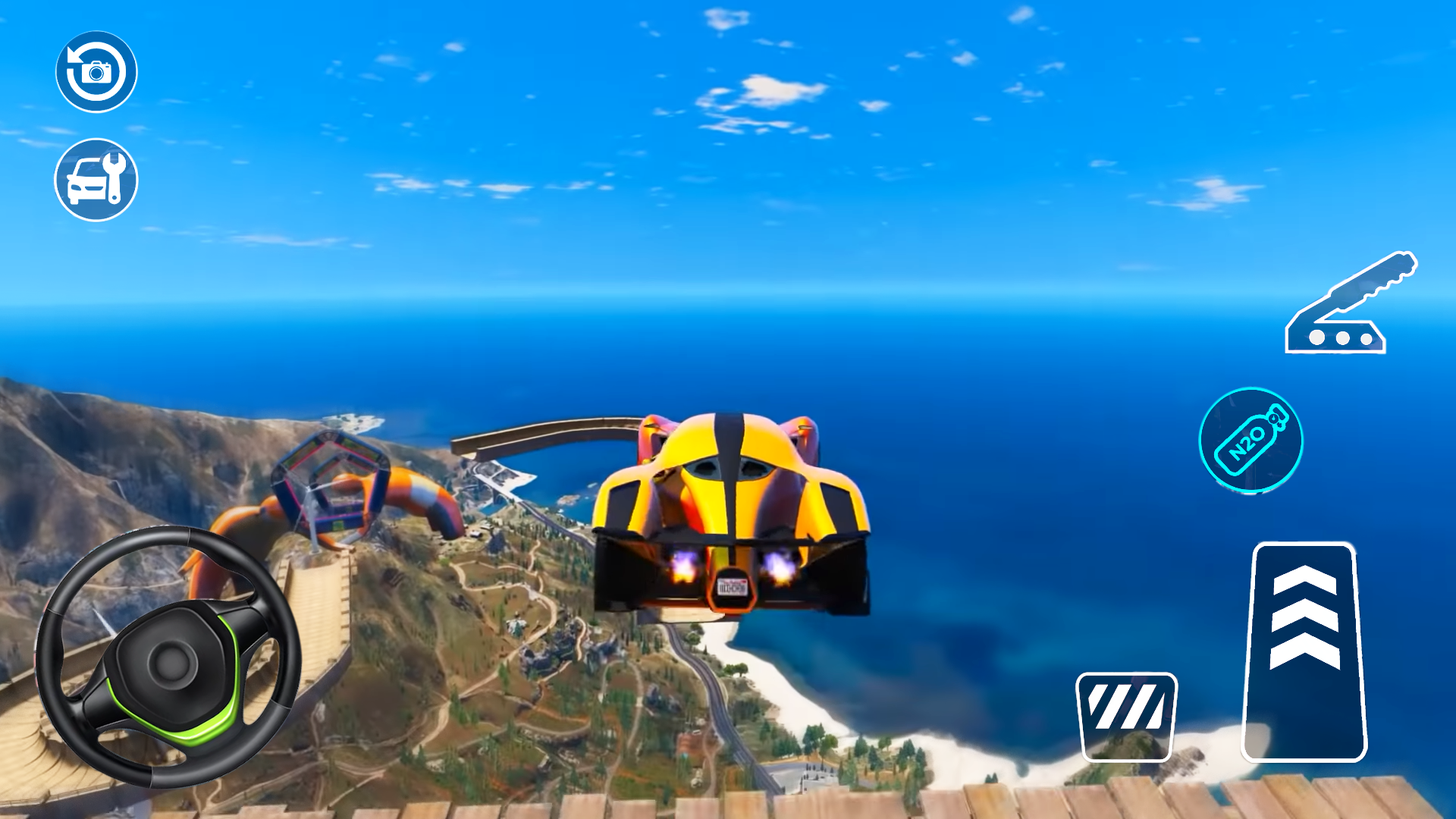اسکرین شات 3 بازی Mega Ramp Car: Ultimate Racing