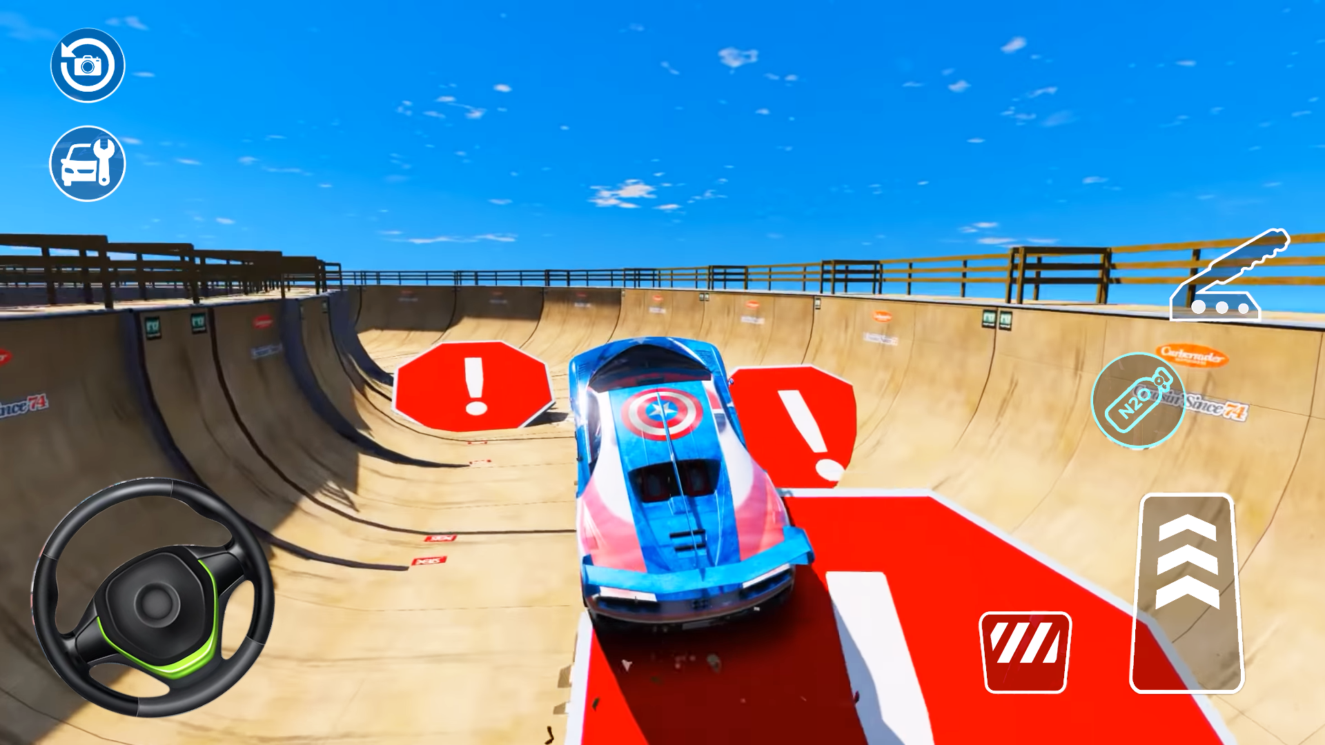 اسکرین شات 4 بازی Mega Ramp Car: Ultimate Racing