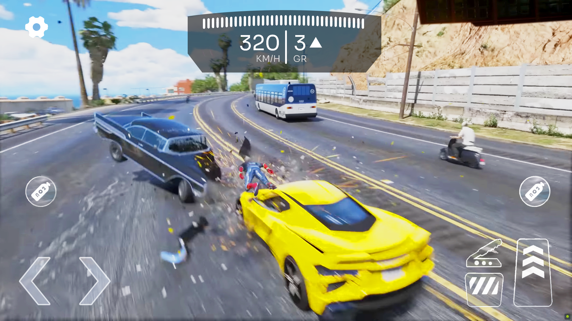اسکرین شات 2 بازی Car Driving Game : Car Crash