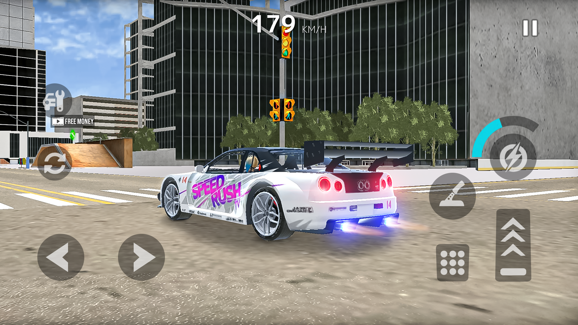 اسکرین شات 6 بازی Superhero Car Mega Ramp Jump V