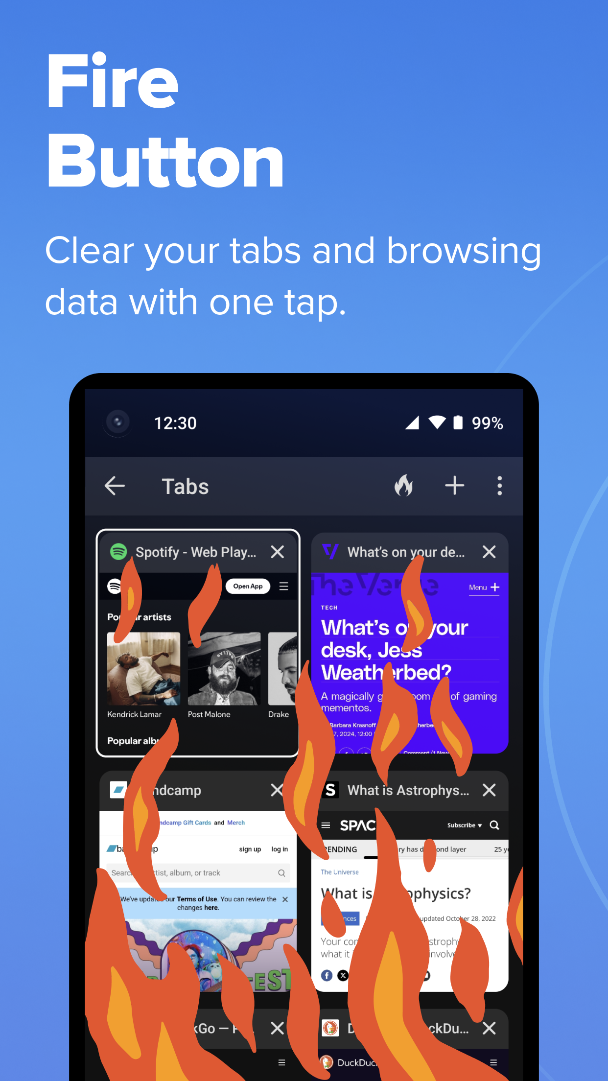 اسکرین شات 7 برنامه DuckDuckGo Browser, Search, AI