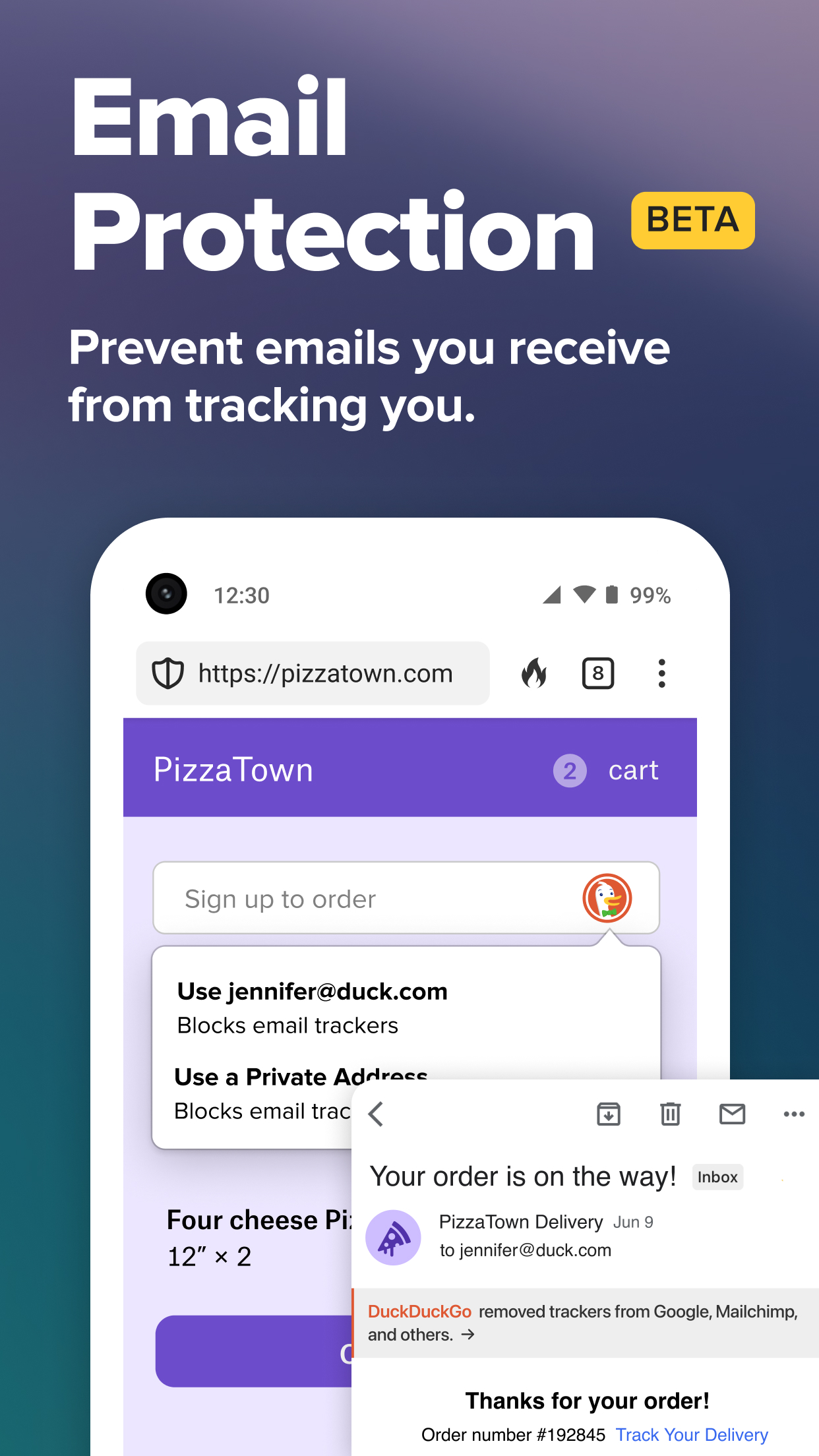 اسکرین شات 4 برنامه DuckDuckGo Private Browser