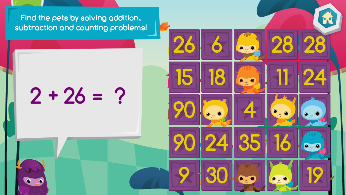 اسکرین شات 5 برنامه Moose Math by Duck Duck Moose