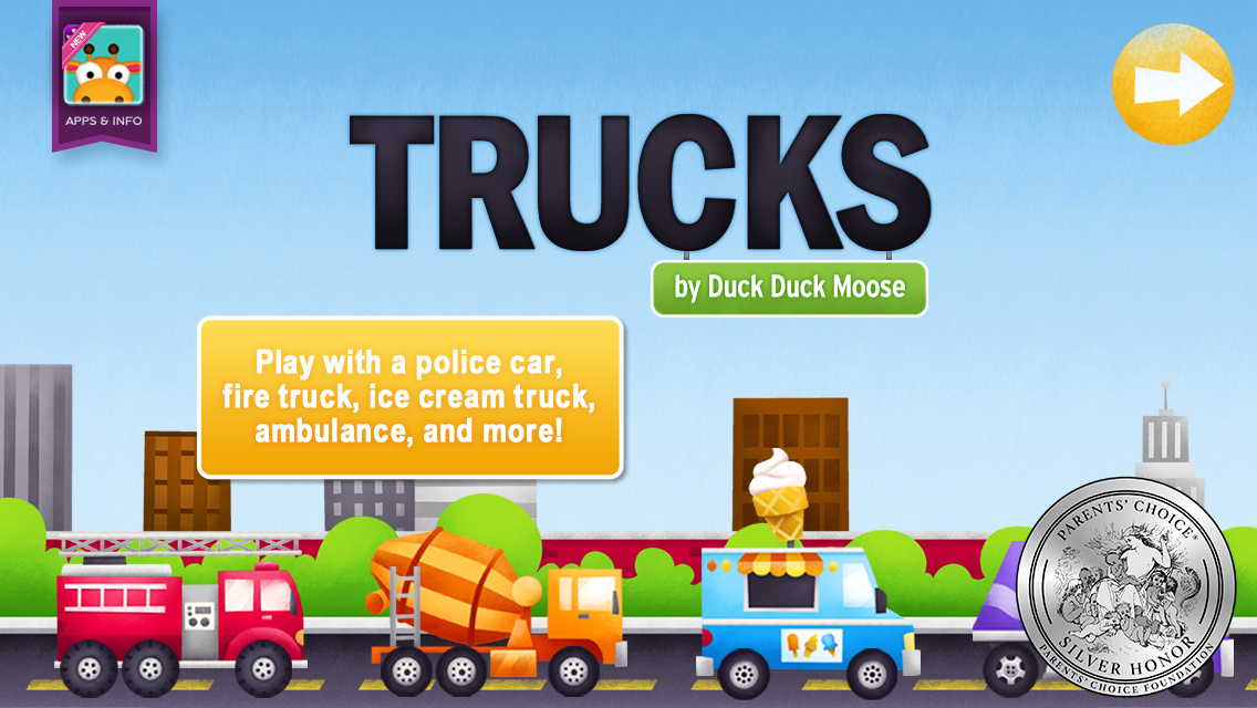 اسکرین شات 1 بازی Trucks by Duck Duck Moose