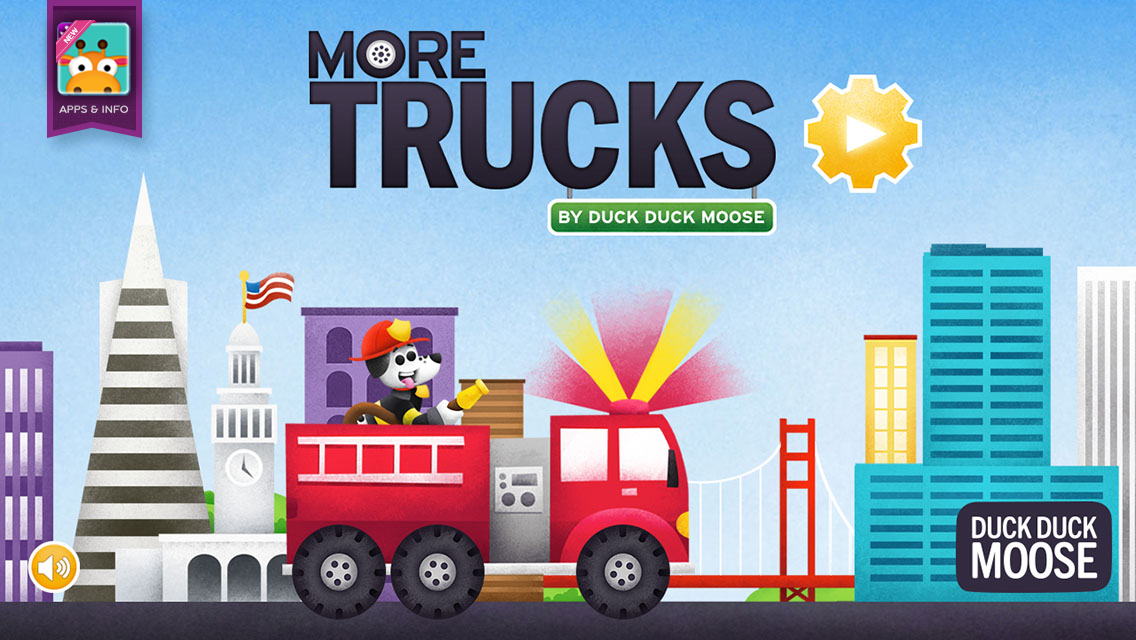 اسکرین شات 1 بازی More Trucks by Duck Duck Moose