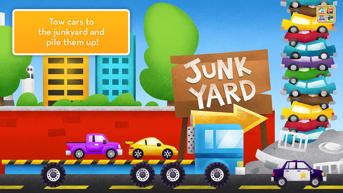 اسکرین شات 4 بازی More Trucks by Duck Duck Moose