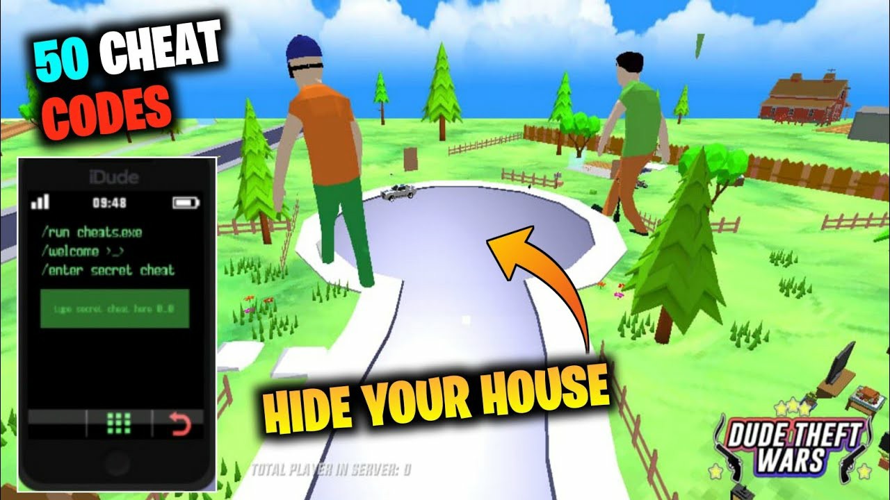 اسکرین شات 3 برنامه dude theft wars all codes