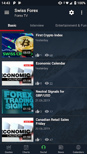 اسکرین شات 7 برنامه Swiss Forex