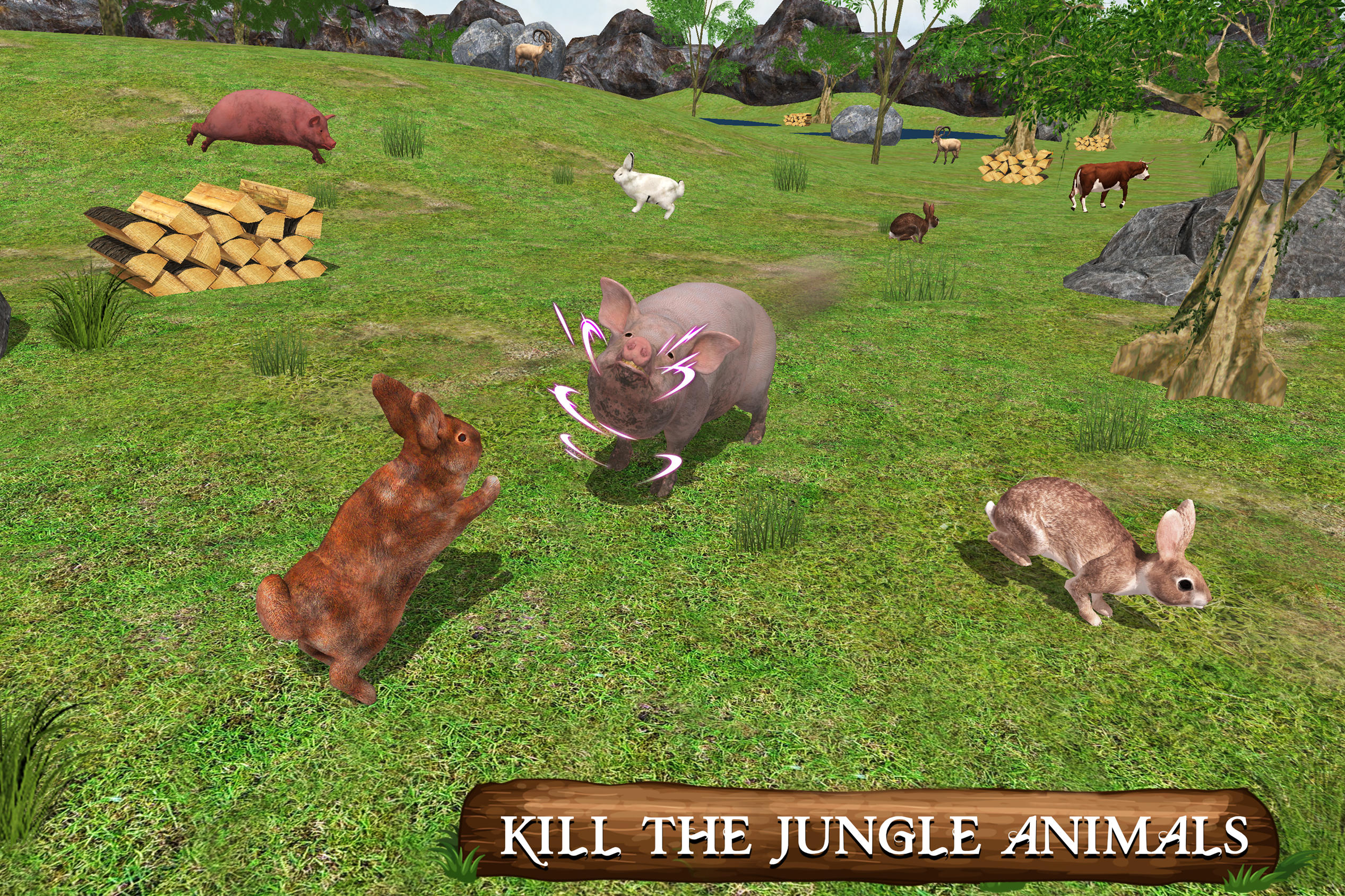 اسکرین شات 3 برنامه Ultimate Rabbit Simulator Game