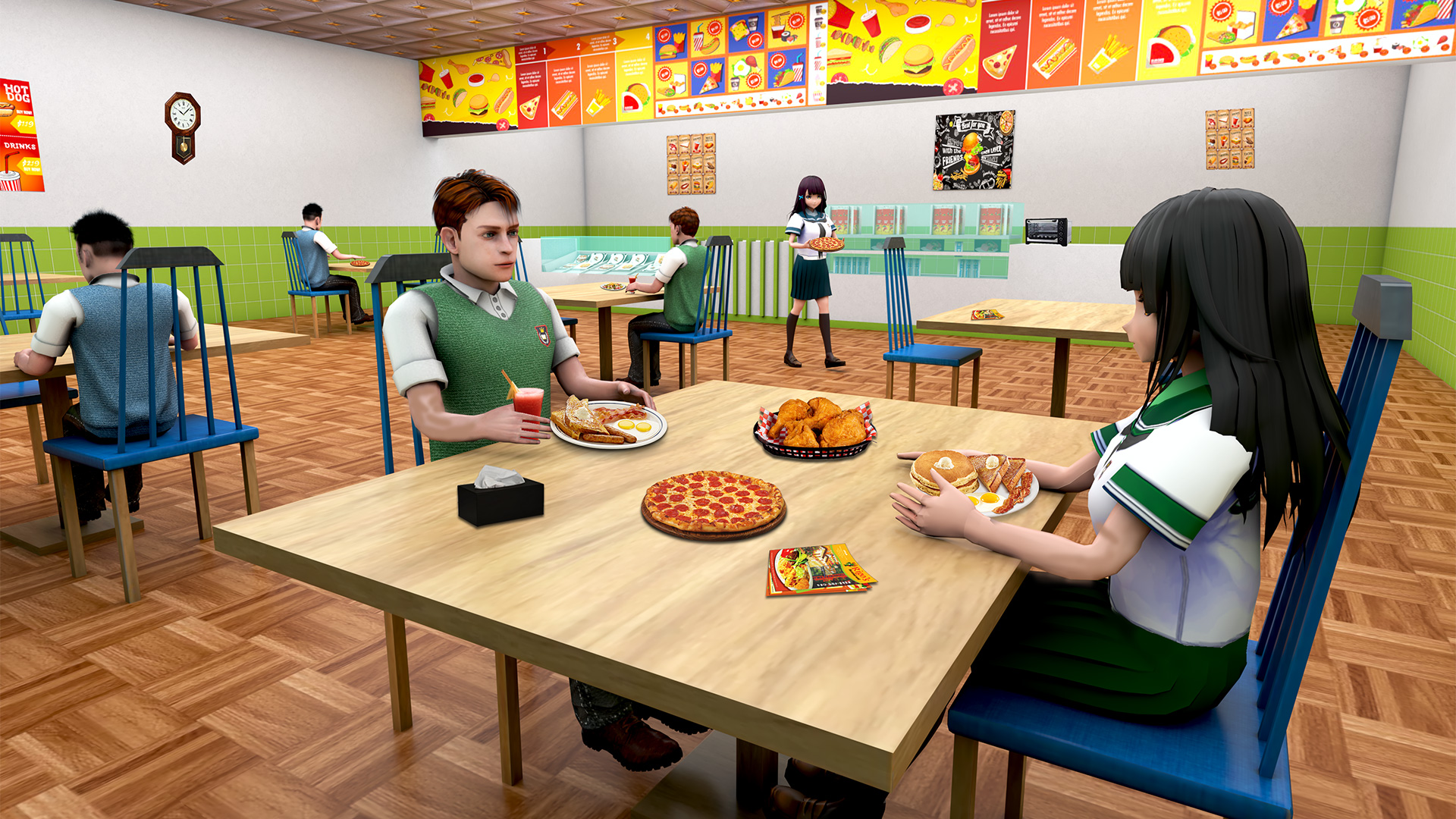 اسکرین شات 1 بازی High School Boy Simulator Life