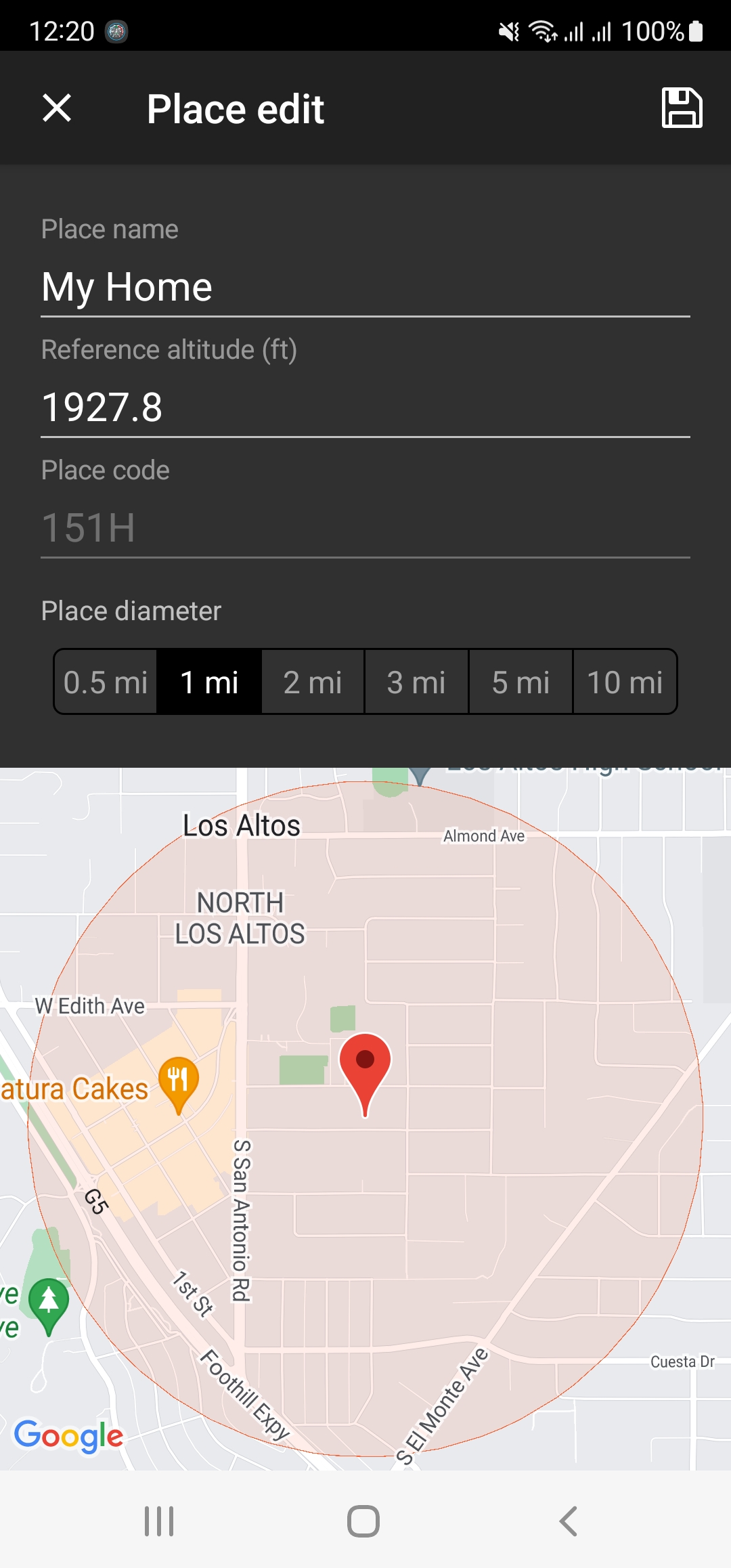 اسکرین شات 7 برنامه Barometer Plus - Altimeter