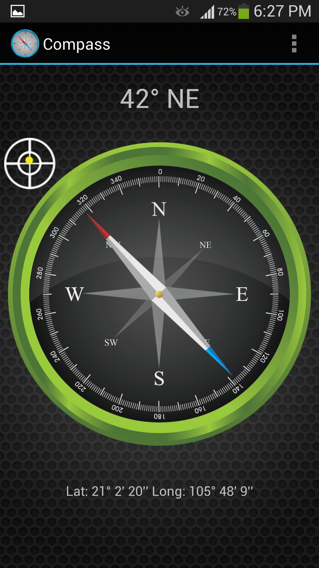 اسکرین شات 3 برنامه Accurate Compass