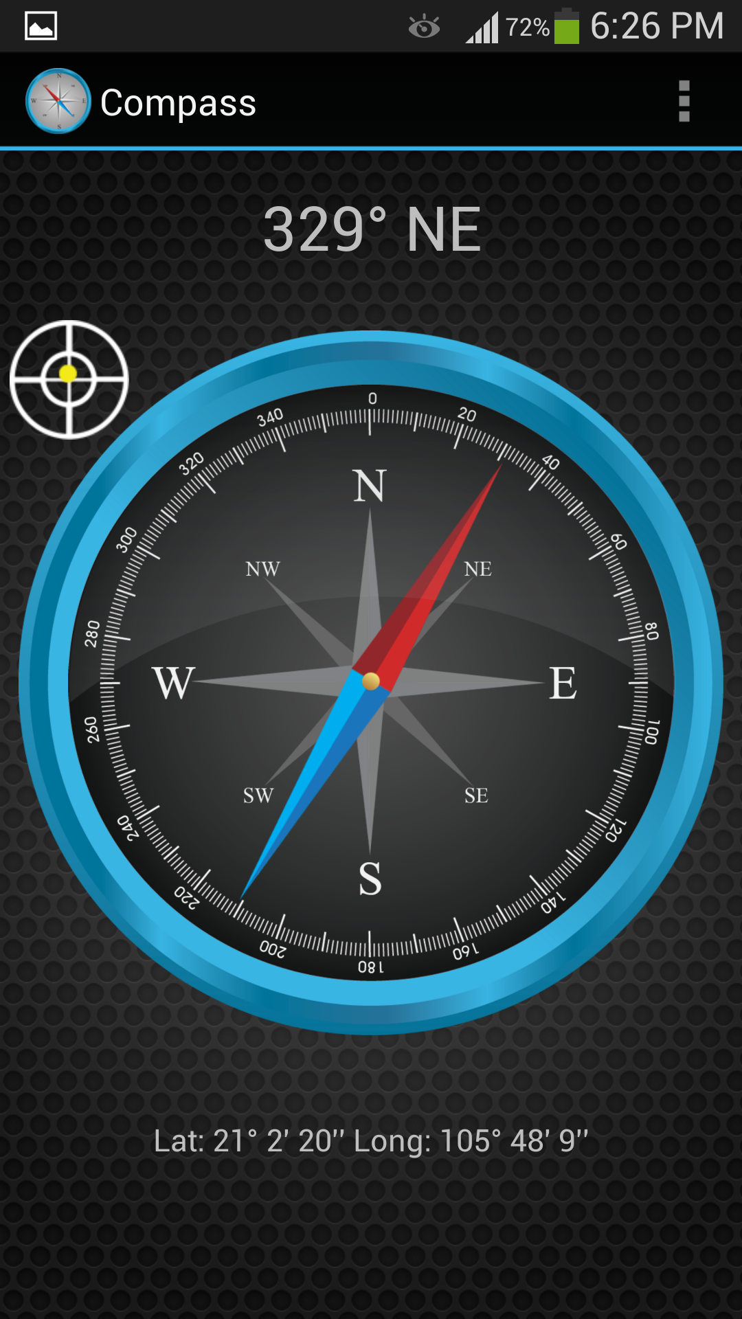اسکرین شات 1 برنامه Accurate Compass