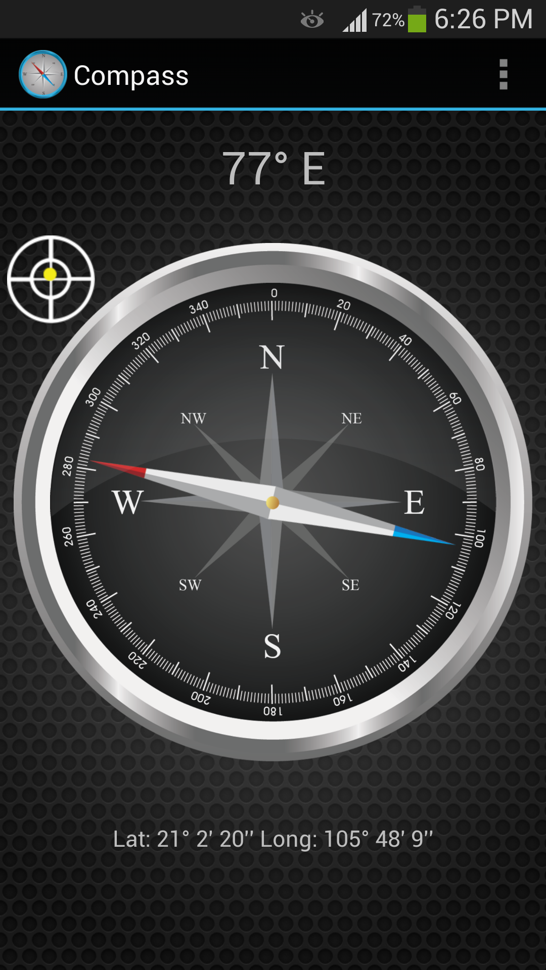اسکرین شات 4 برنامه Accurate Compass