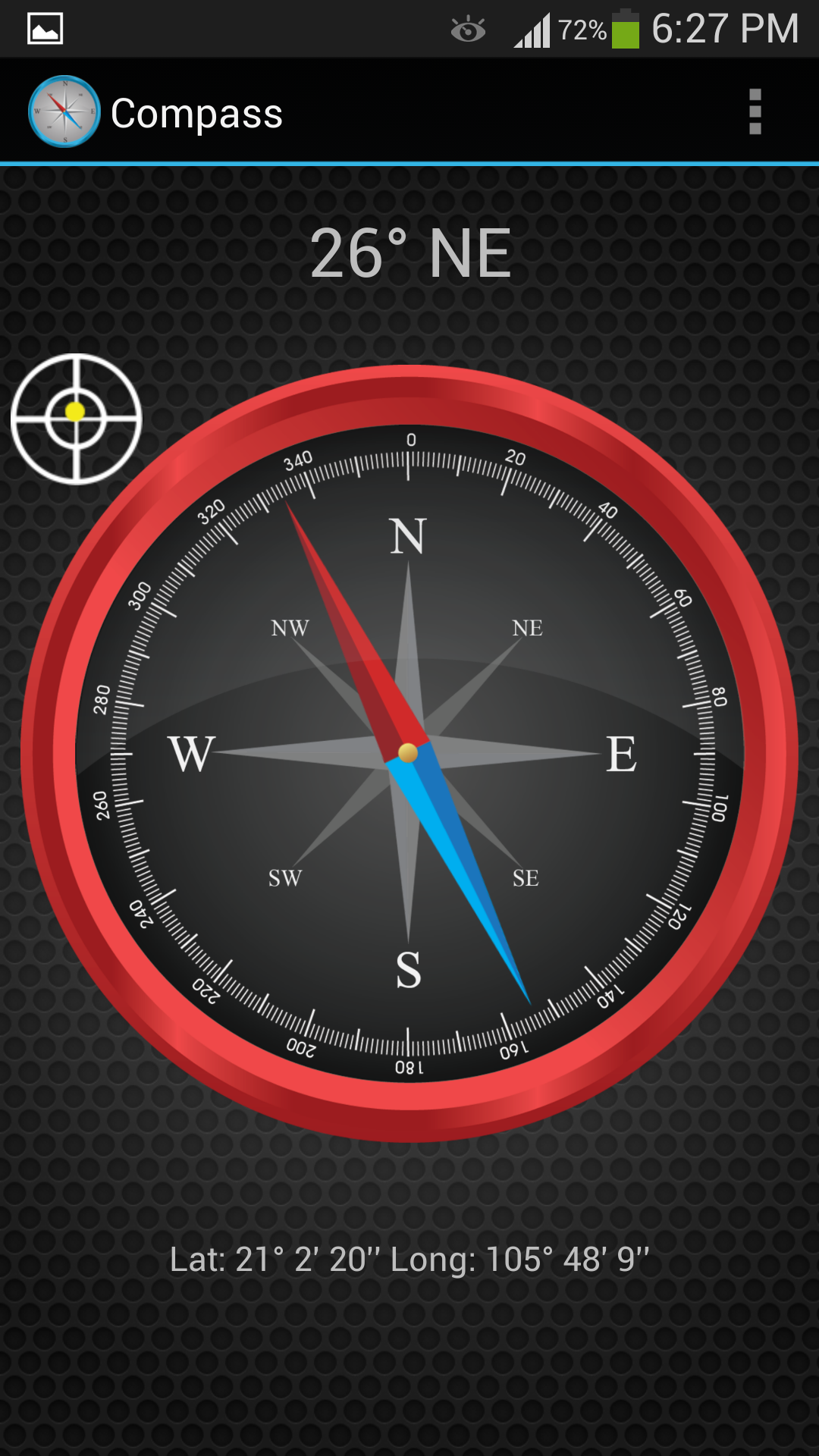 اسکرین شات 2 برنامه Accurate Compass