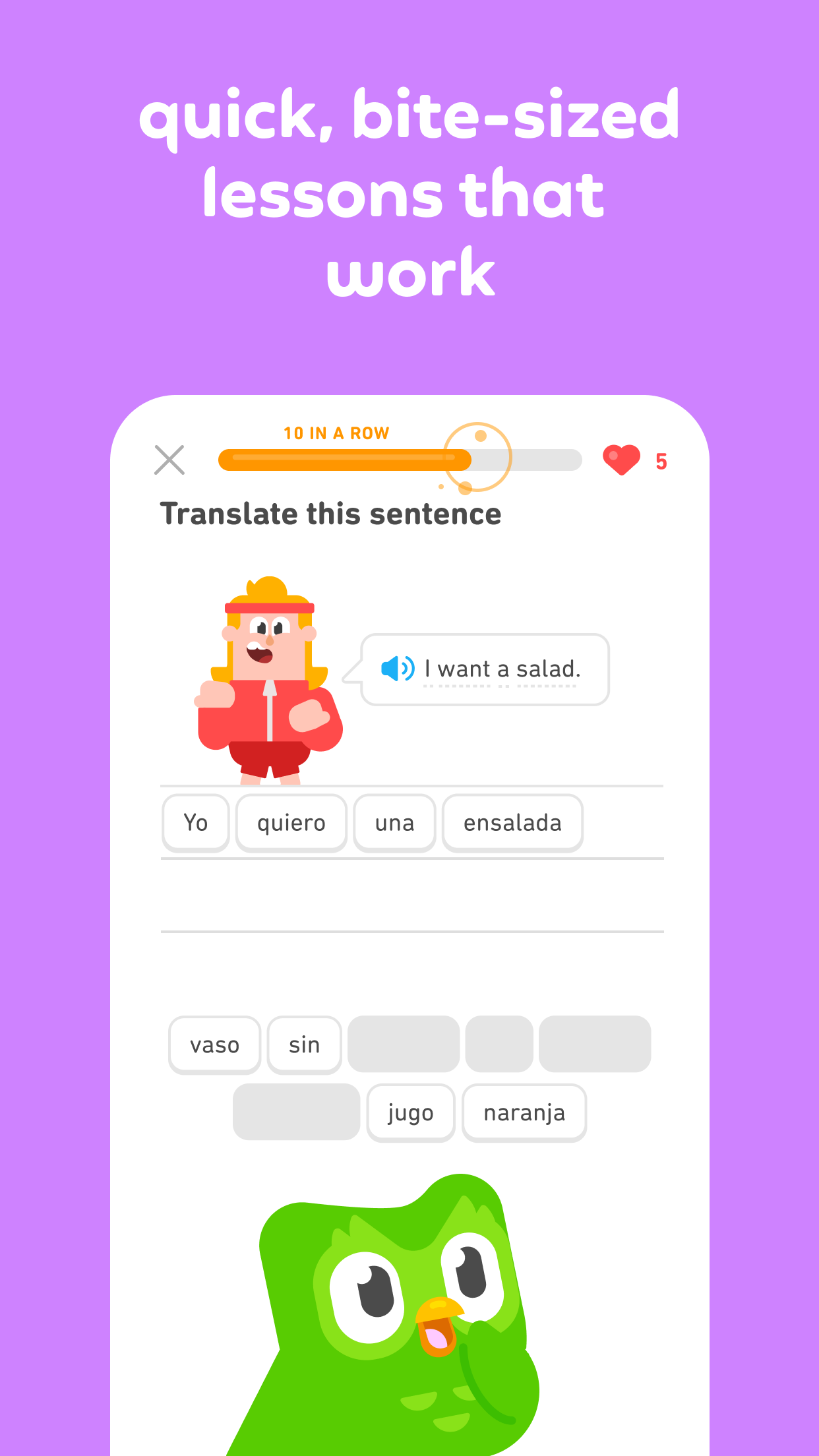 اسکرین شات 3 برنامه دولینگو - Duolingo