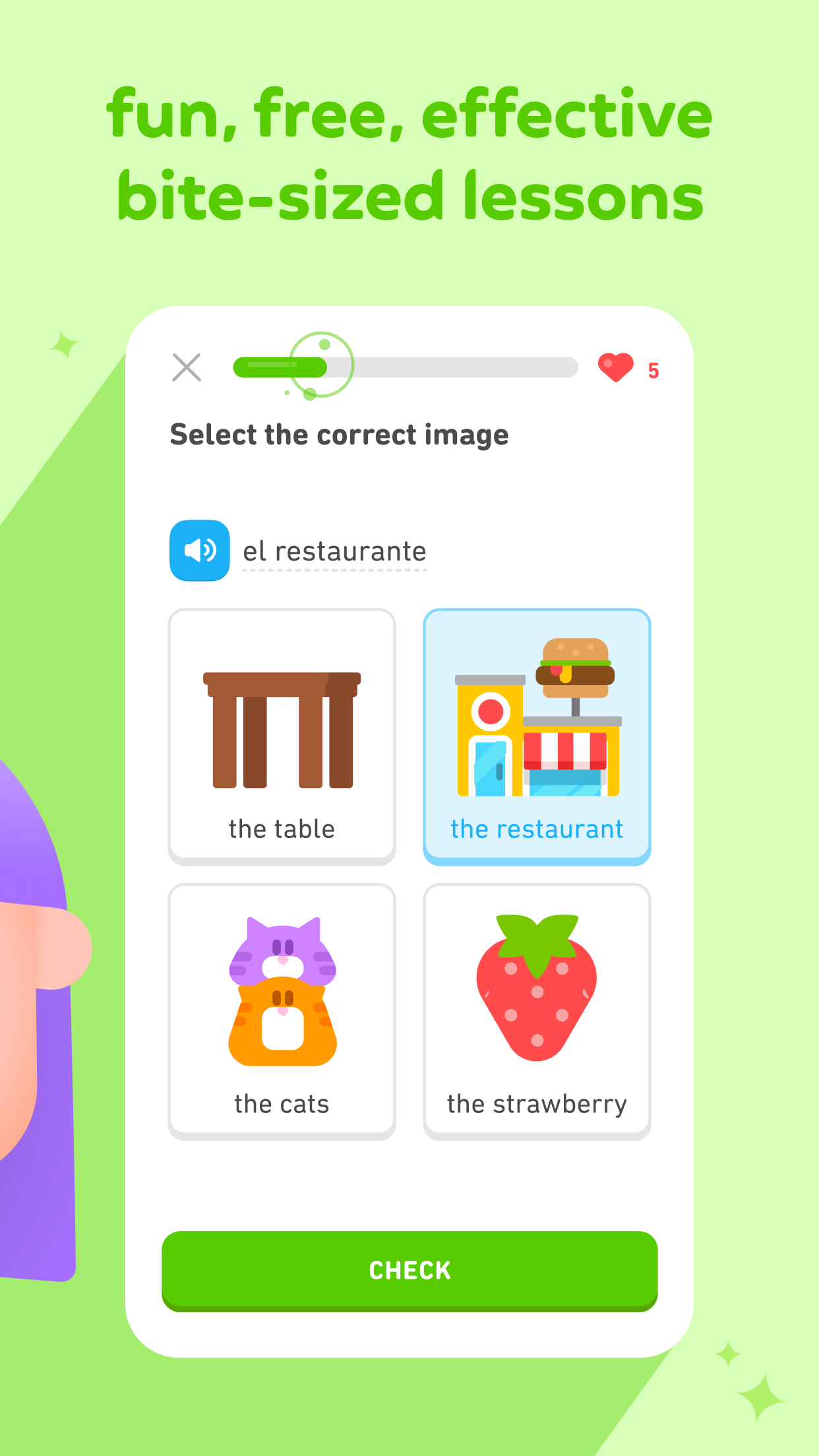 اسکرین شات 2 برنامه دولینگو - Duolingo