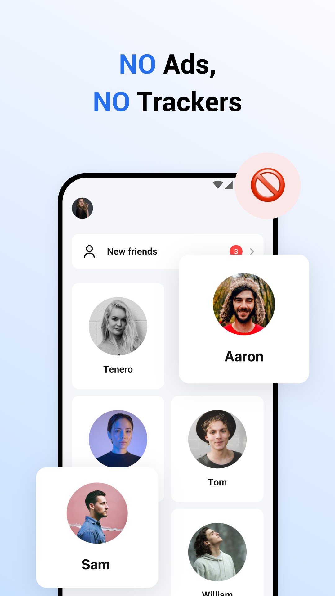 اسکرین شات 3 برنامه Duo Messenger - Encrypted Chat