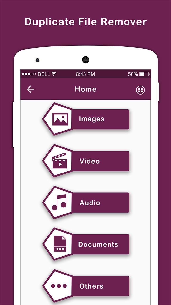 اسکرین شات 1 برنامه Duplicate File Remover