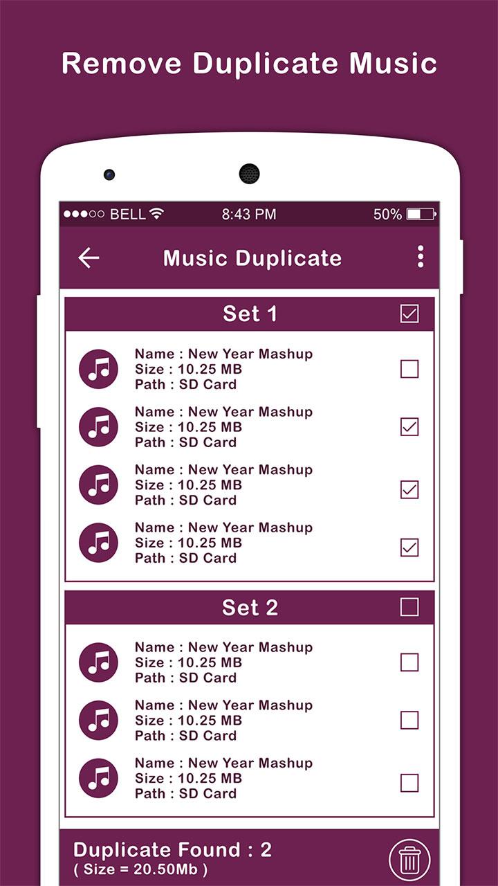 اسکرین شات 3 برنامه Duplicate File Remover