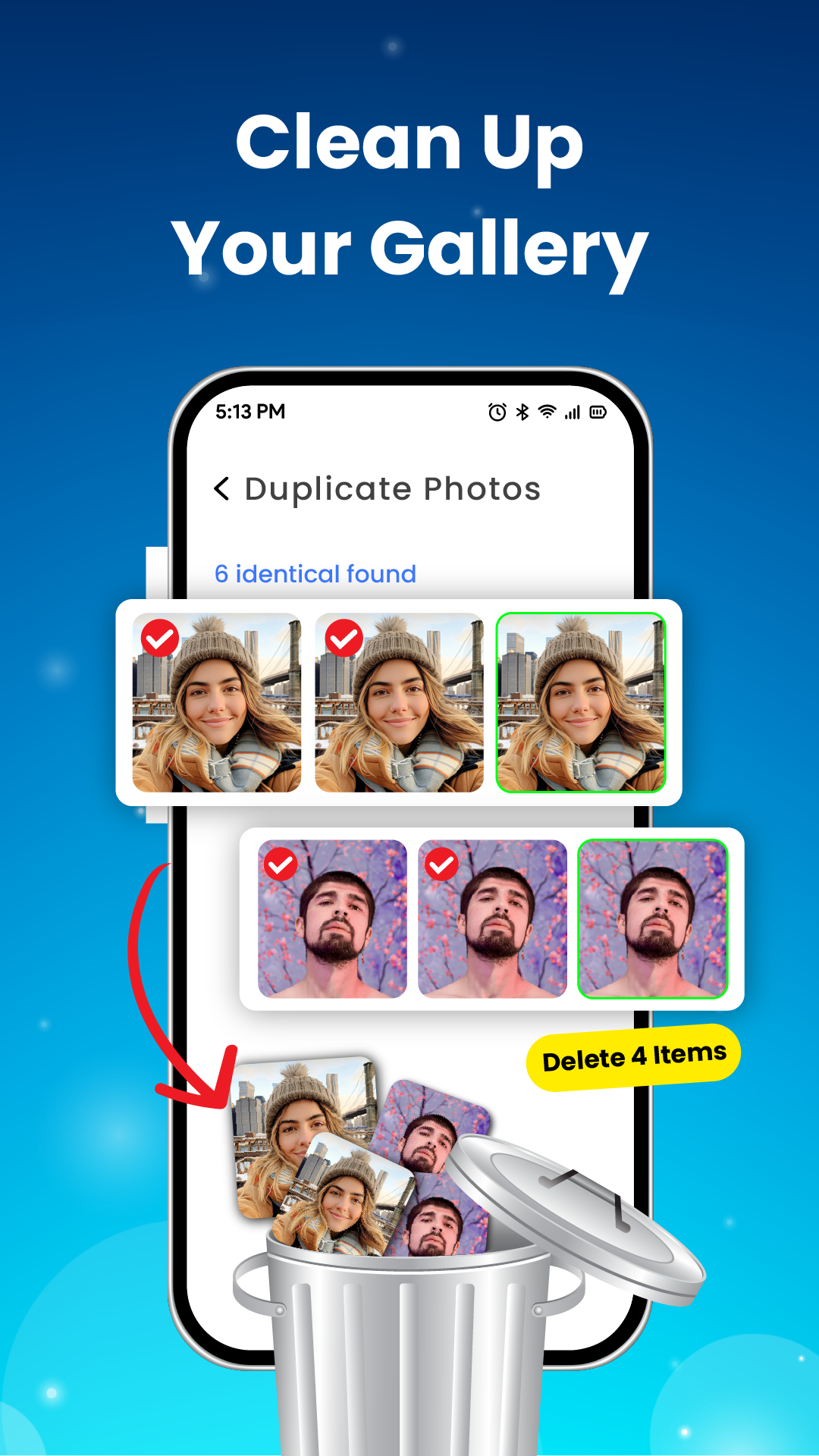 اسکرین شات 2 برنامه Photo Duplicate Cleaner App