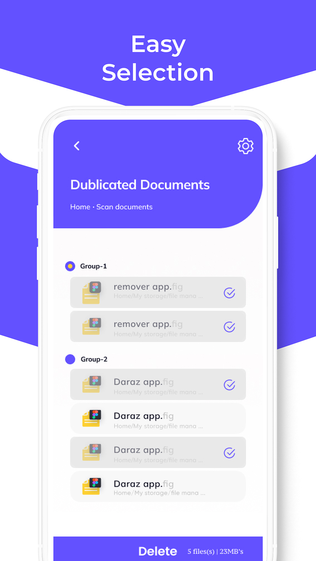 اسکرین شات 6 برنامه Duplicate file remover & Fixer