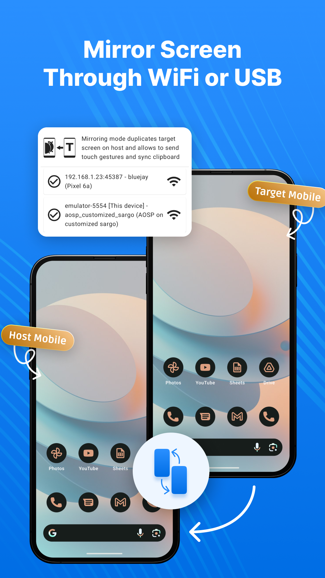 اسکرین شات 1 برنامه Duplila - Mirror Screen