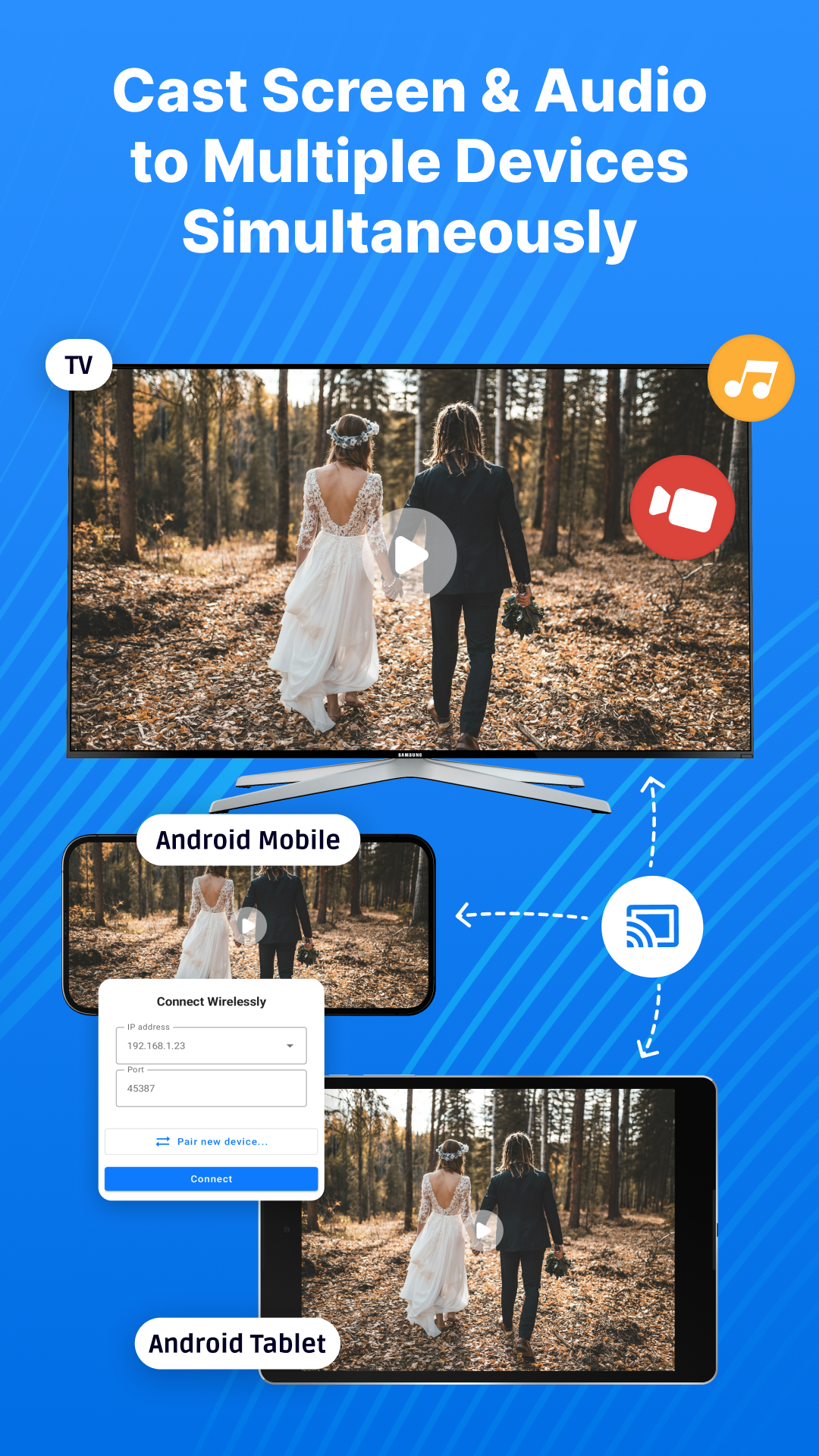اسکرین شات 3 برنامه Duplila - Mirror Screen