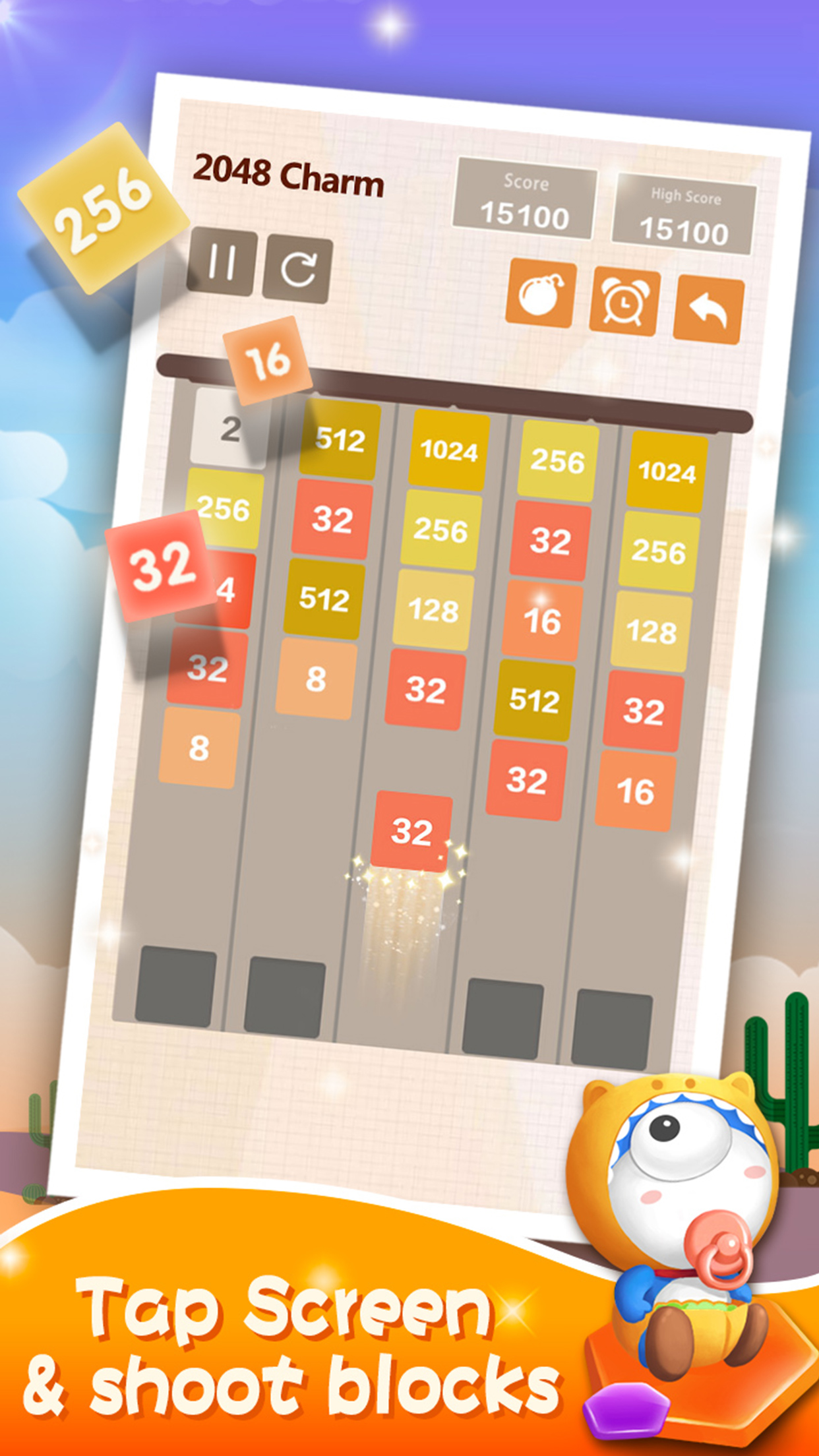 اسکرین شات 6 بازی Number Charm: 2048 Games