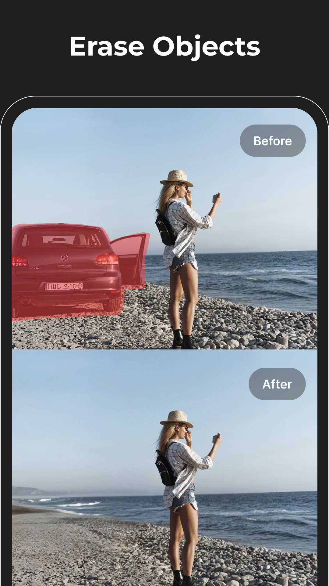 اسکرین شات 2 برنامه Magic Eraser - Remove Objects