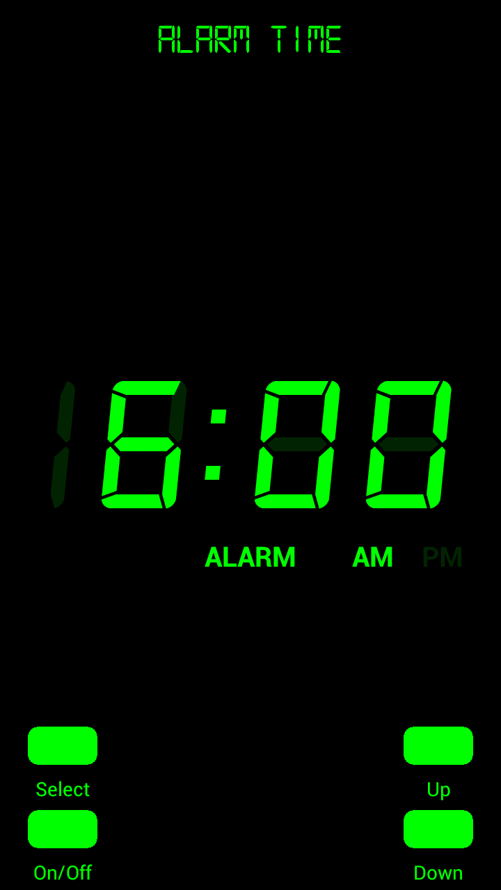 اسکرین شات 5 برنامه Digital Alarm Clock Lite