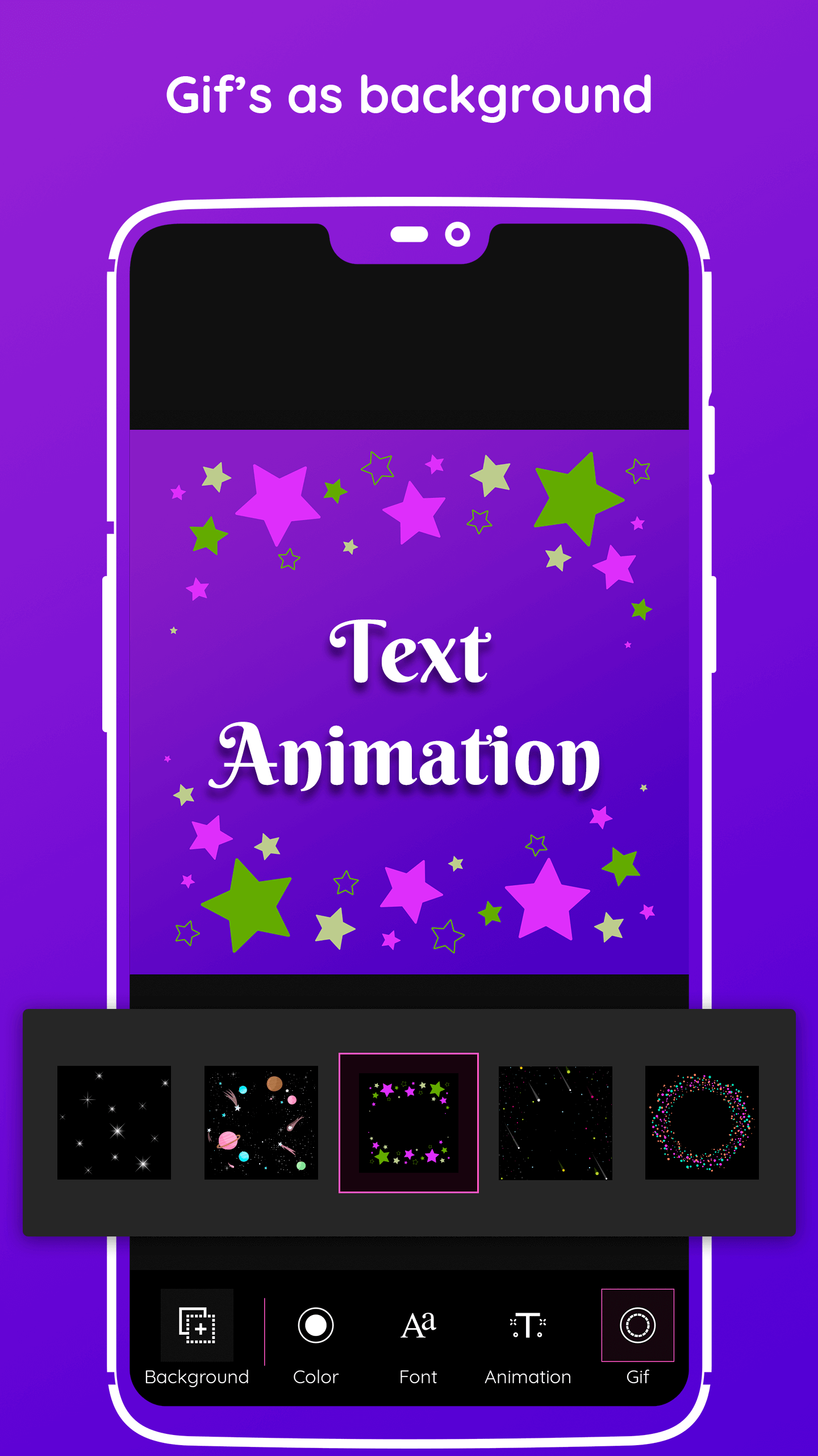 اسکرین شات 5 برنامه Text Animation GIF Maker