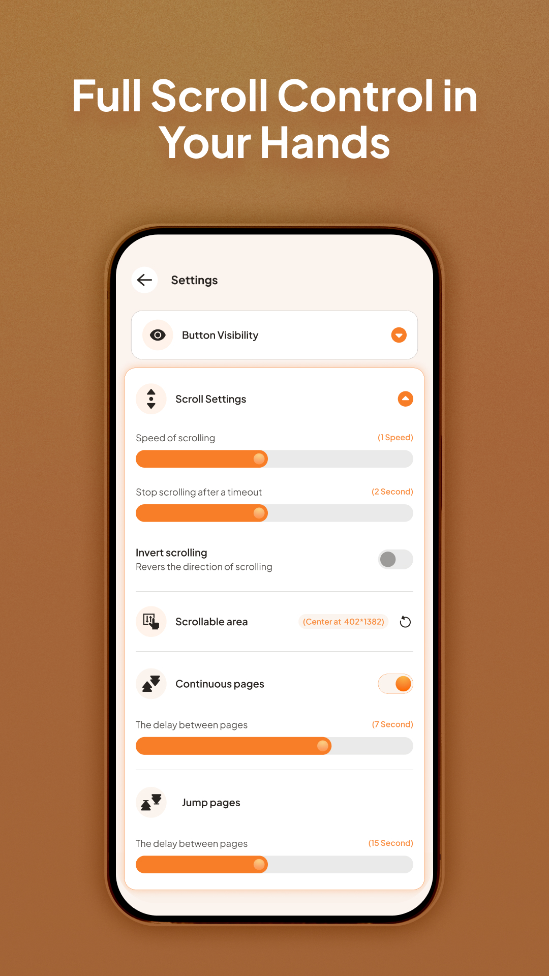 اسکرین شات 6 برنامه Auto Screen Scroll