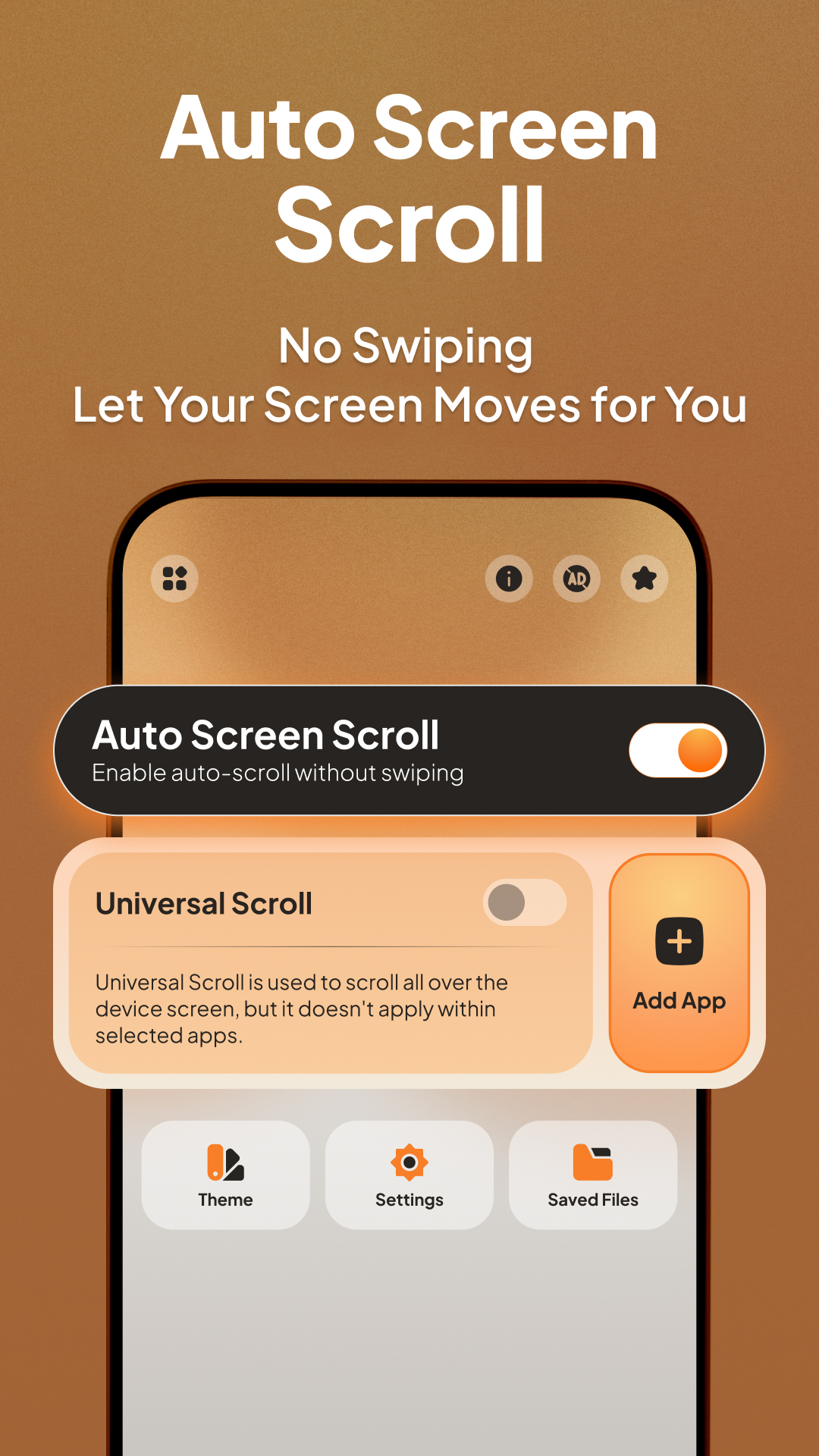 اسکرین شات 1 برنامه Auto Screen Scroll