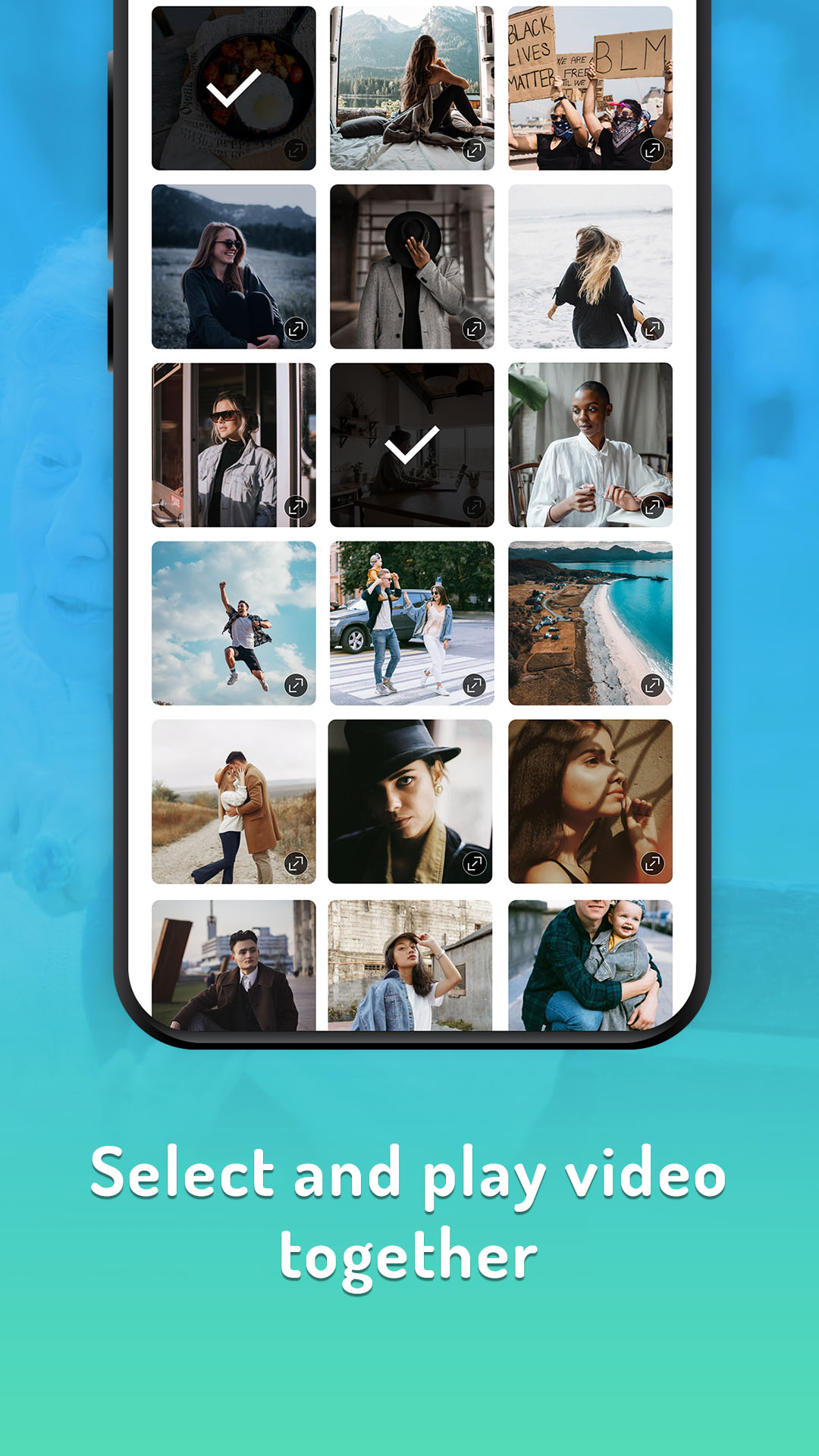 اسکرین شات 2 برنامه Multi Screen Video Player