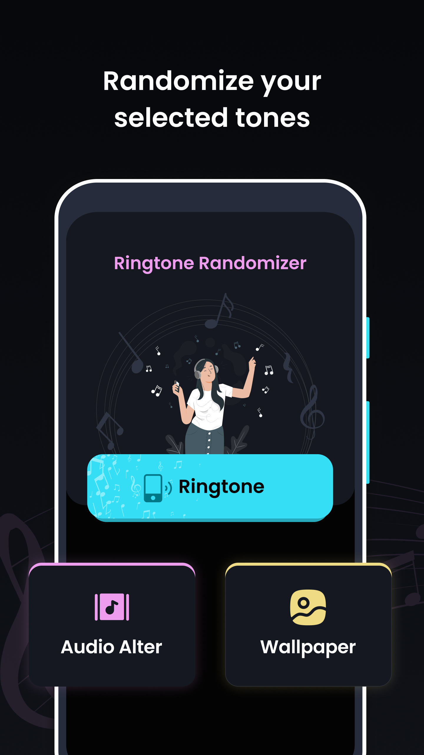 اسکرین شات 1 برنامه Ringtone Randomizer