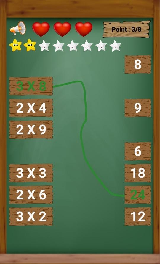 اسکرین شات 2 بازی multiplication table