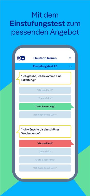 اسکرین شات 4 برنامه DW Learn German