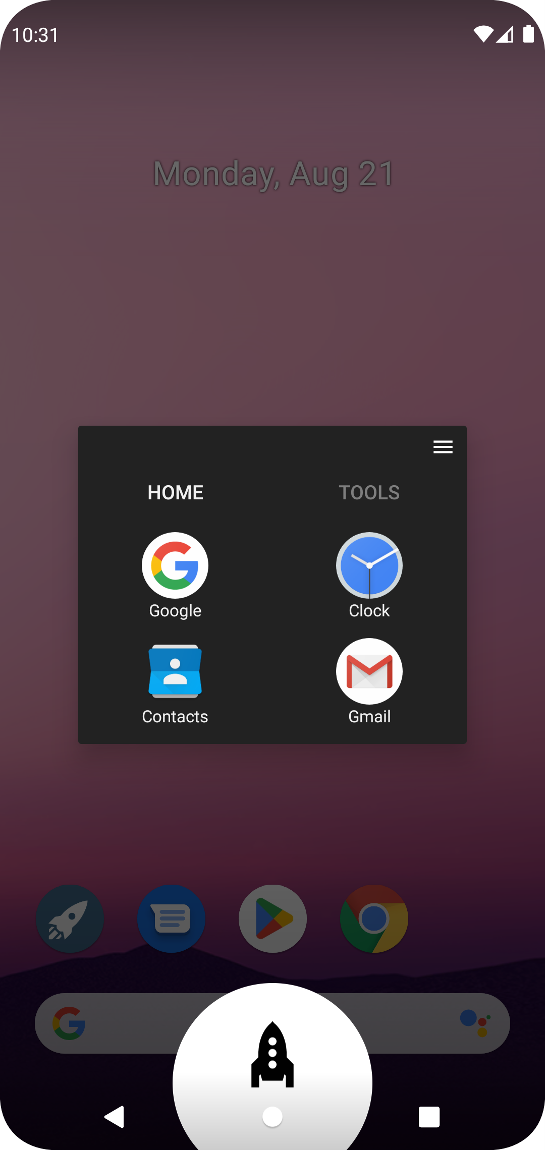 اسکرین شات 3 برنامه Home Button Launcher