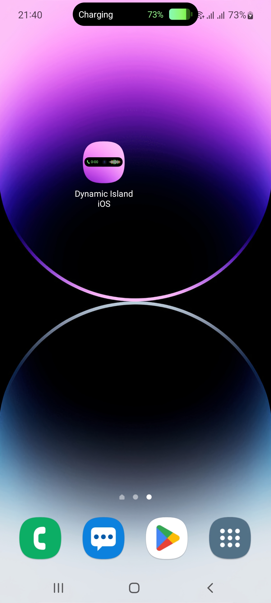 اسکرین شات 2 برنامه iOS Dynamic Island iPhone 15