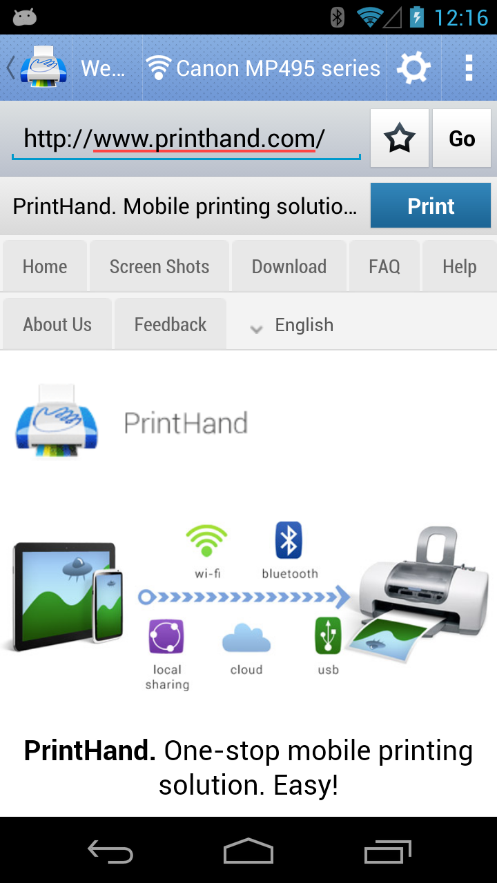 اسکرین شات 6 برنامه PrintHand Mobile Print