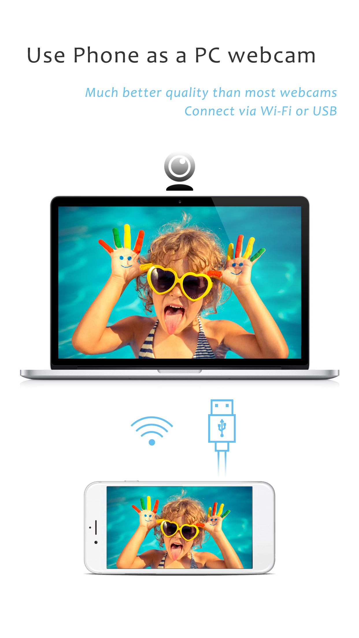 اسکرین شات 1 برنامه iVCam Webcam