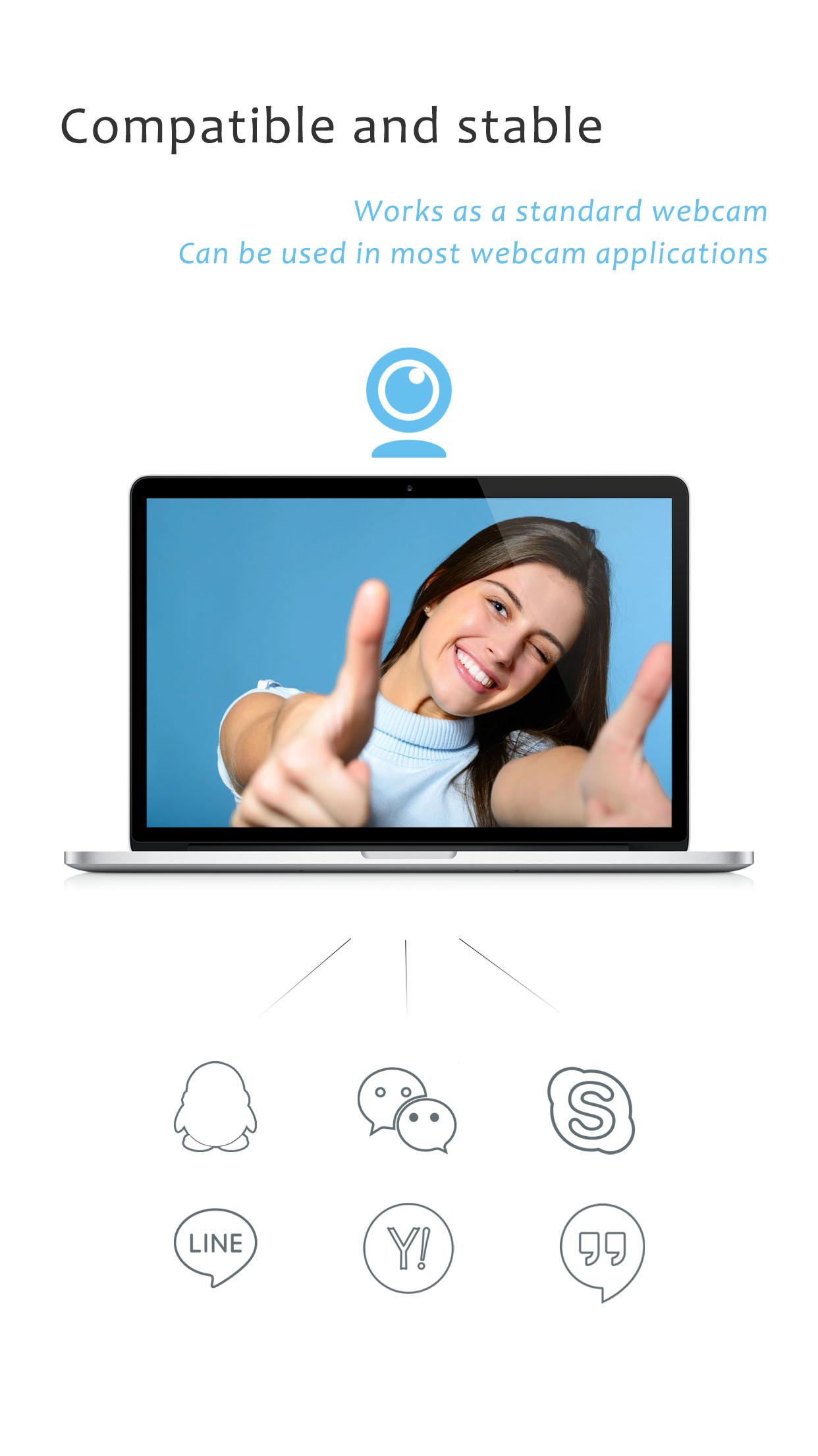 اسکرین شات 5 برنامه iVCam Webcam